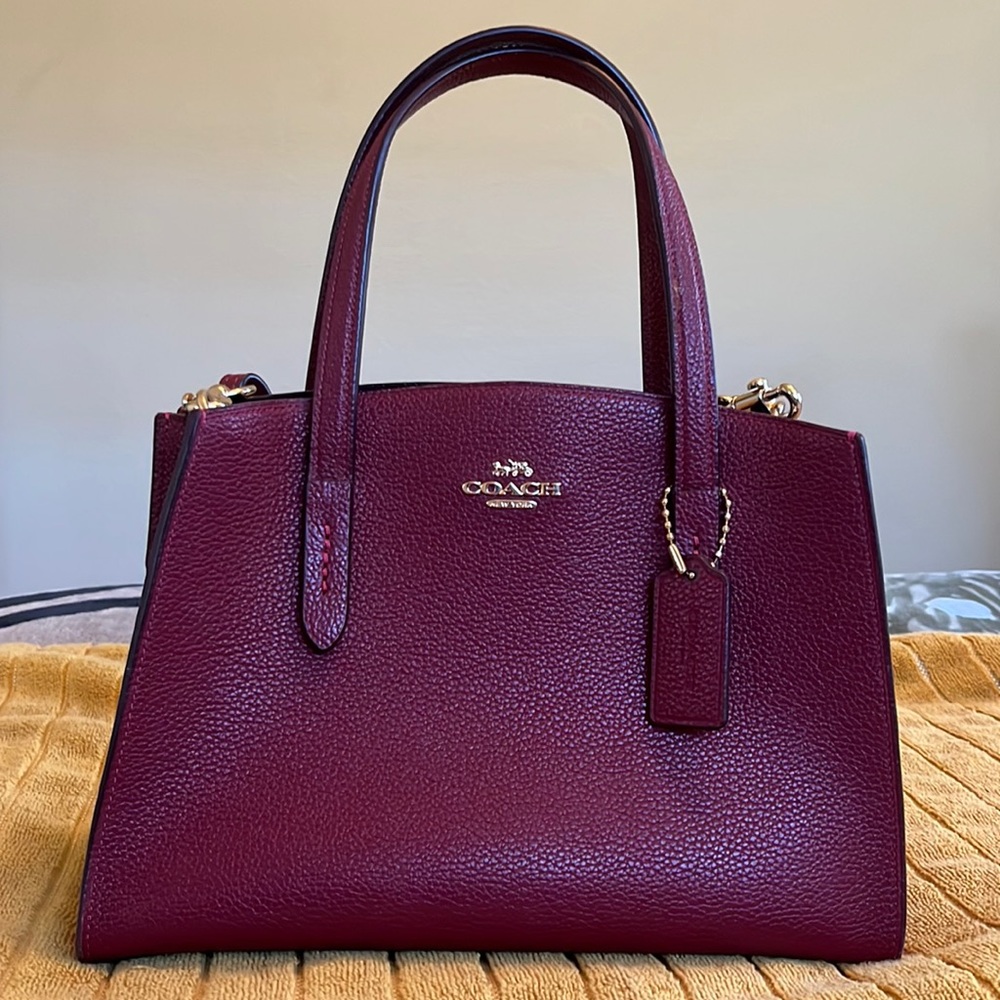 Red Coach Charlie Carryall Satchel